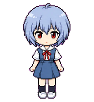 Rei Ayanami Idle